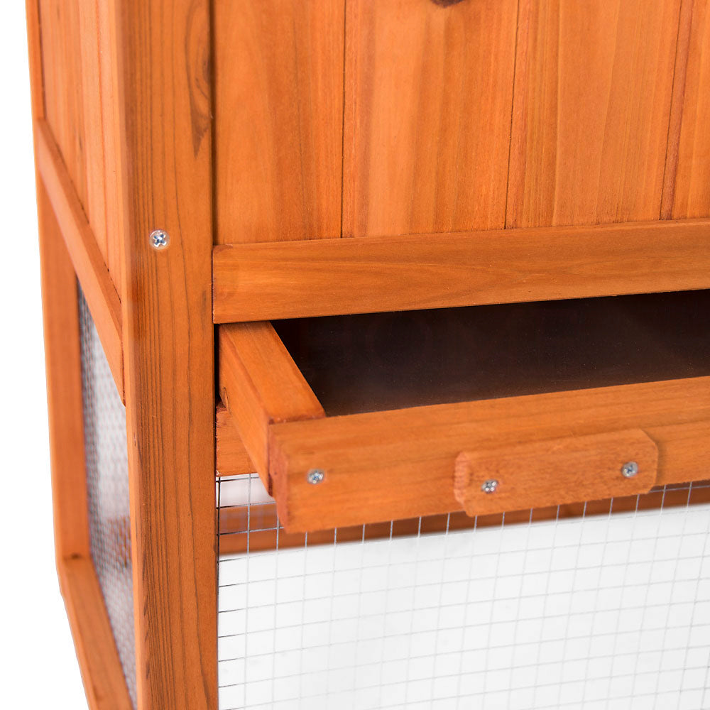 Double Wooden Pet Hutch