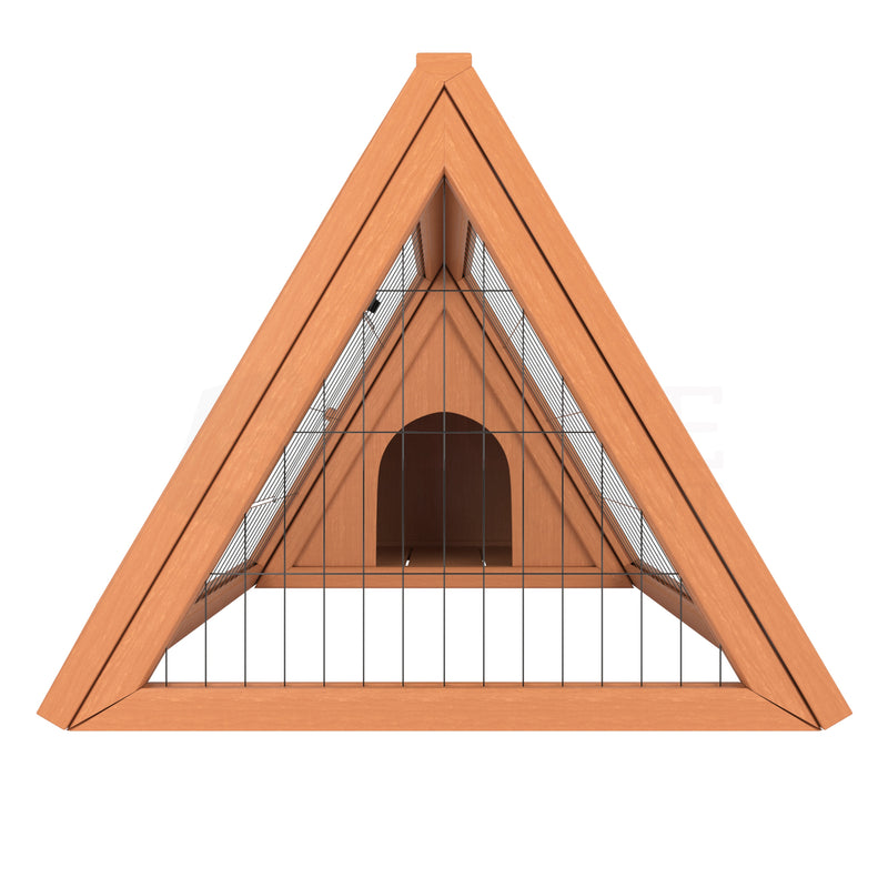 Triangle Wooden Pet Hutch