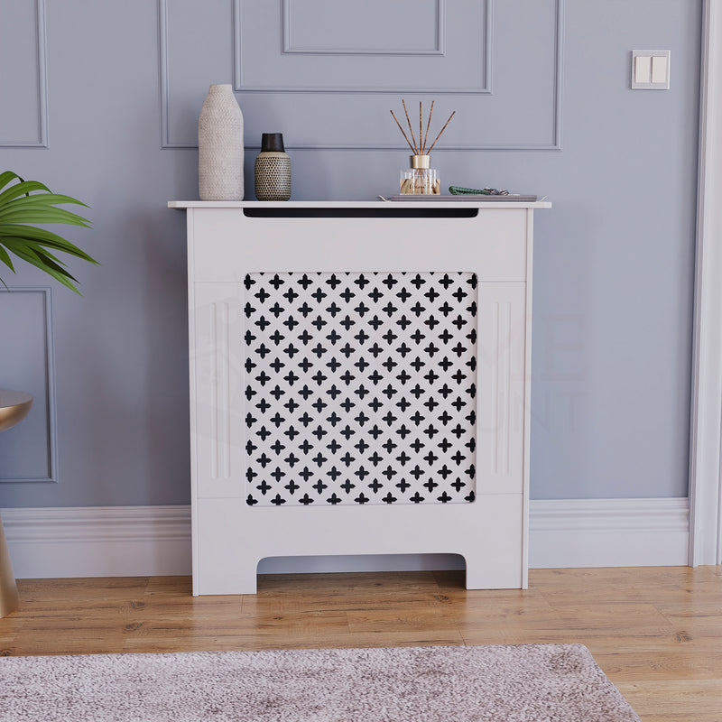 Oxford Radiator Cover - White, Small