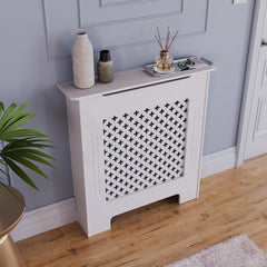 Oxford Radiator Cover - White, Small