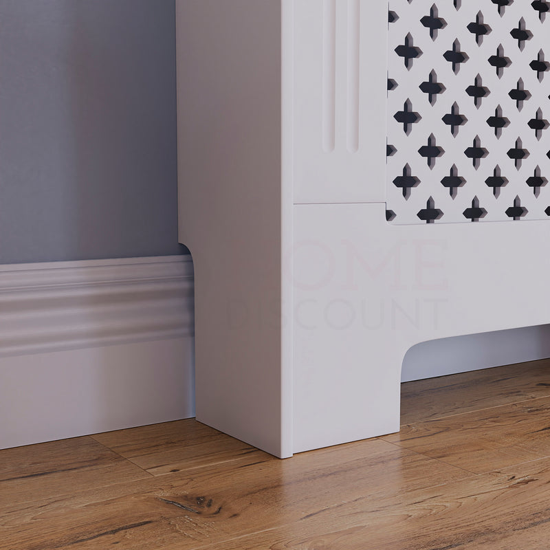 Oxford Radiator Cover - White, Small