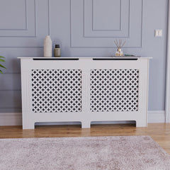 Oxford Radiator Cover - White, Large