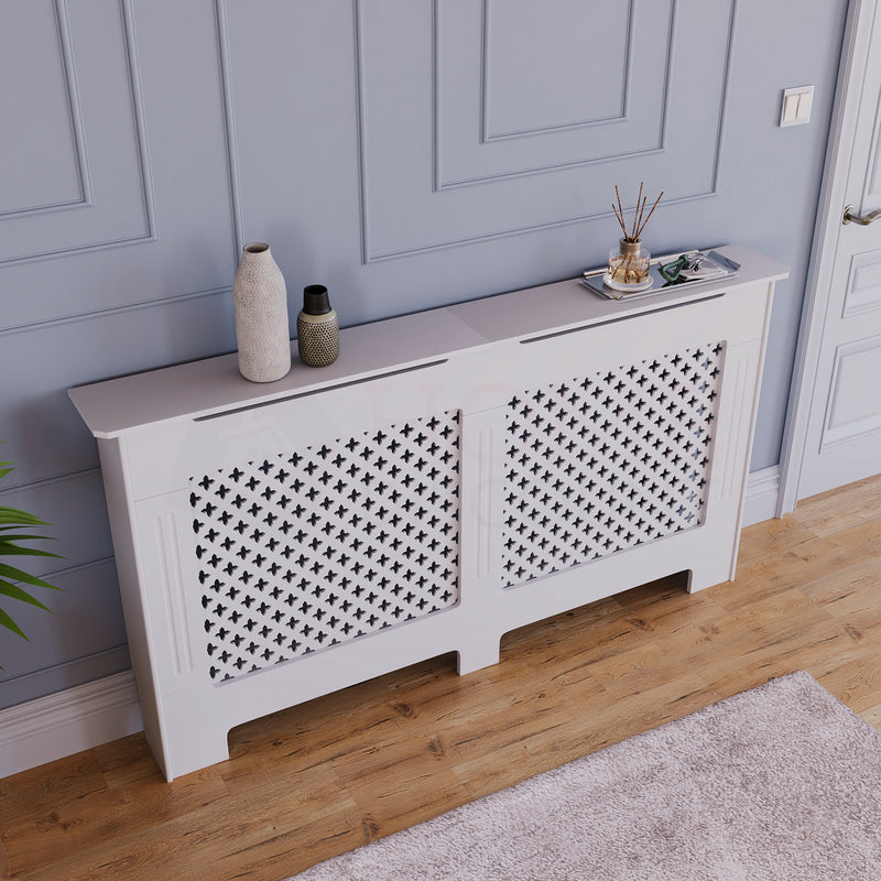 Oxford Radiator Cover - White, Large