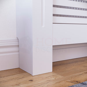 Milton Radiator Cover - White, Small
