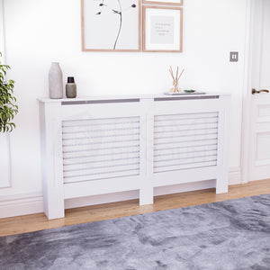 Milton Radiator Cover - White, Large