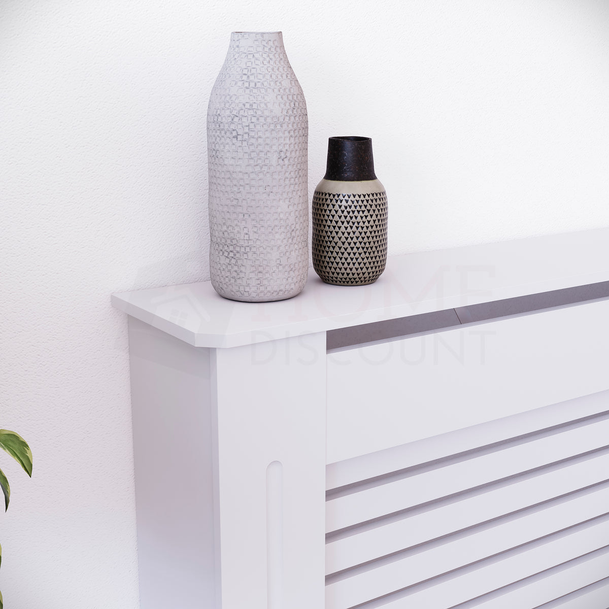 Milton Radiator Cover - White, Large