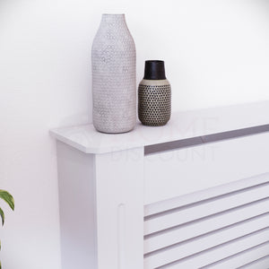Milton Radiator Cover - White, Large