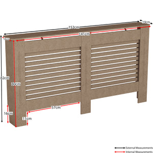 Milton Radiator Cover - Unfinished, Large