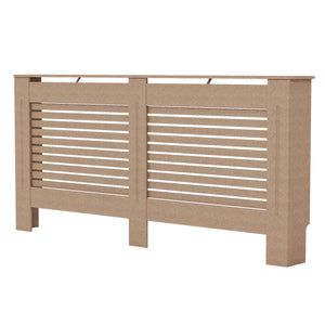 Horizontal Slat Radiator Cover White, Large (FSC 100%)
