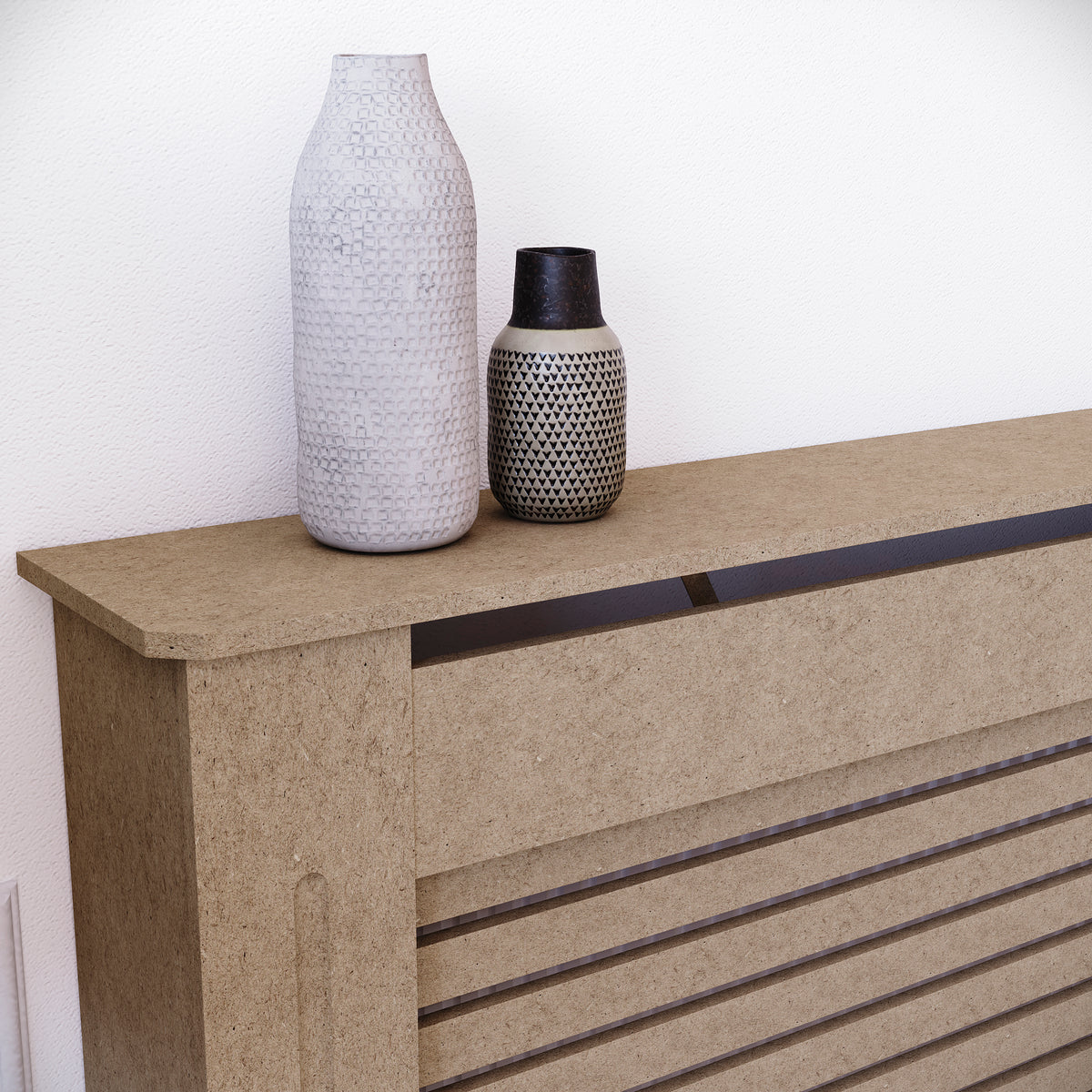 Milton Radiator Cover - Unfinished, Extra Large