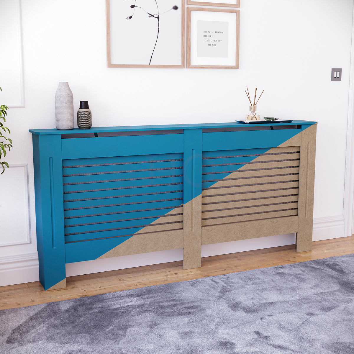 Milton Radiator Cover - Unfinished, Extra Large