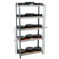 5-Tier Shelf - Galvanised