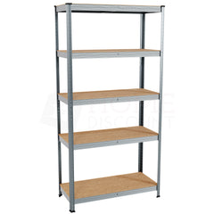 5-Tier Shelf, Large - Galvanised