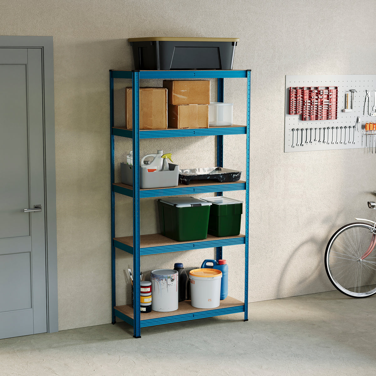 5-Tier Shelf, Blue