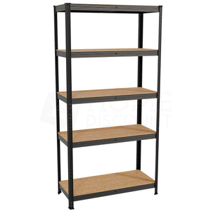 5-Tier Shelf, Large, Black