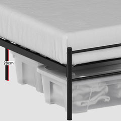 Dorset Single Bed, Black