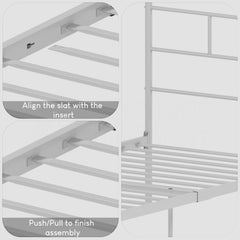 Dorset Single Bed, White