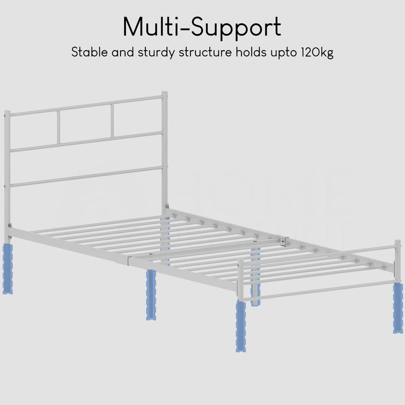 Dorset Single Bed, White