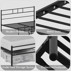 Dorset Double Bed, Black