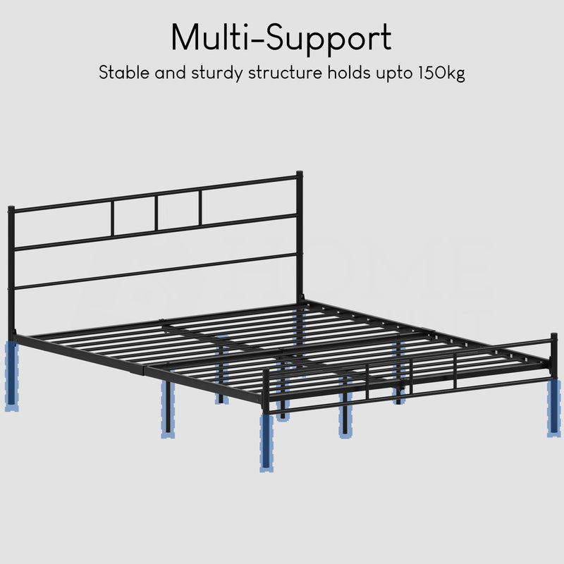 Dorset Double Bed, Black