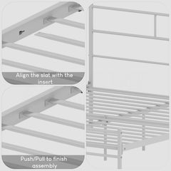 Dorset Double Bed, White