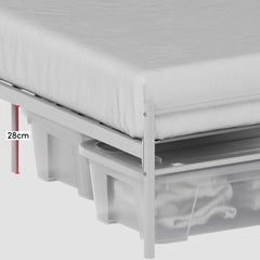 Dorset Double Bed, White