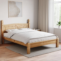 Corona Double Low Foot End Bed, Pine