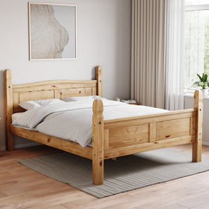 Corona Double High Foot End Bed, Pine