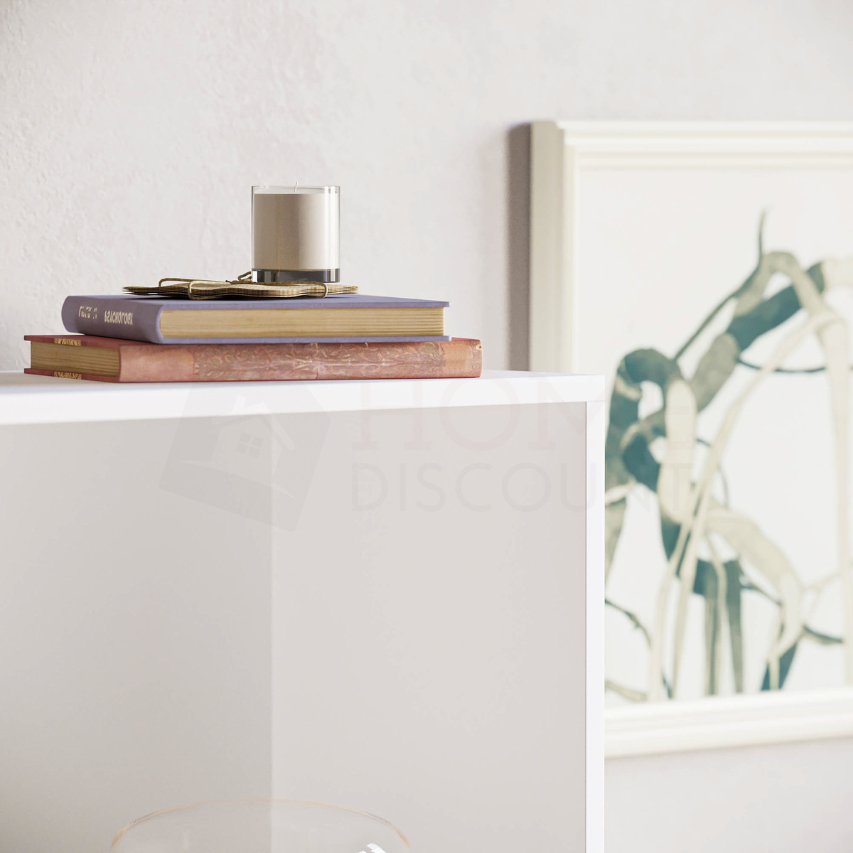 Cambridge 3-Tier Medium Bookcase - White