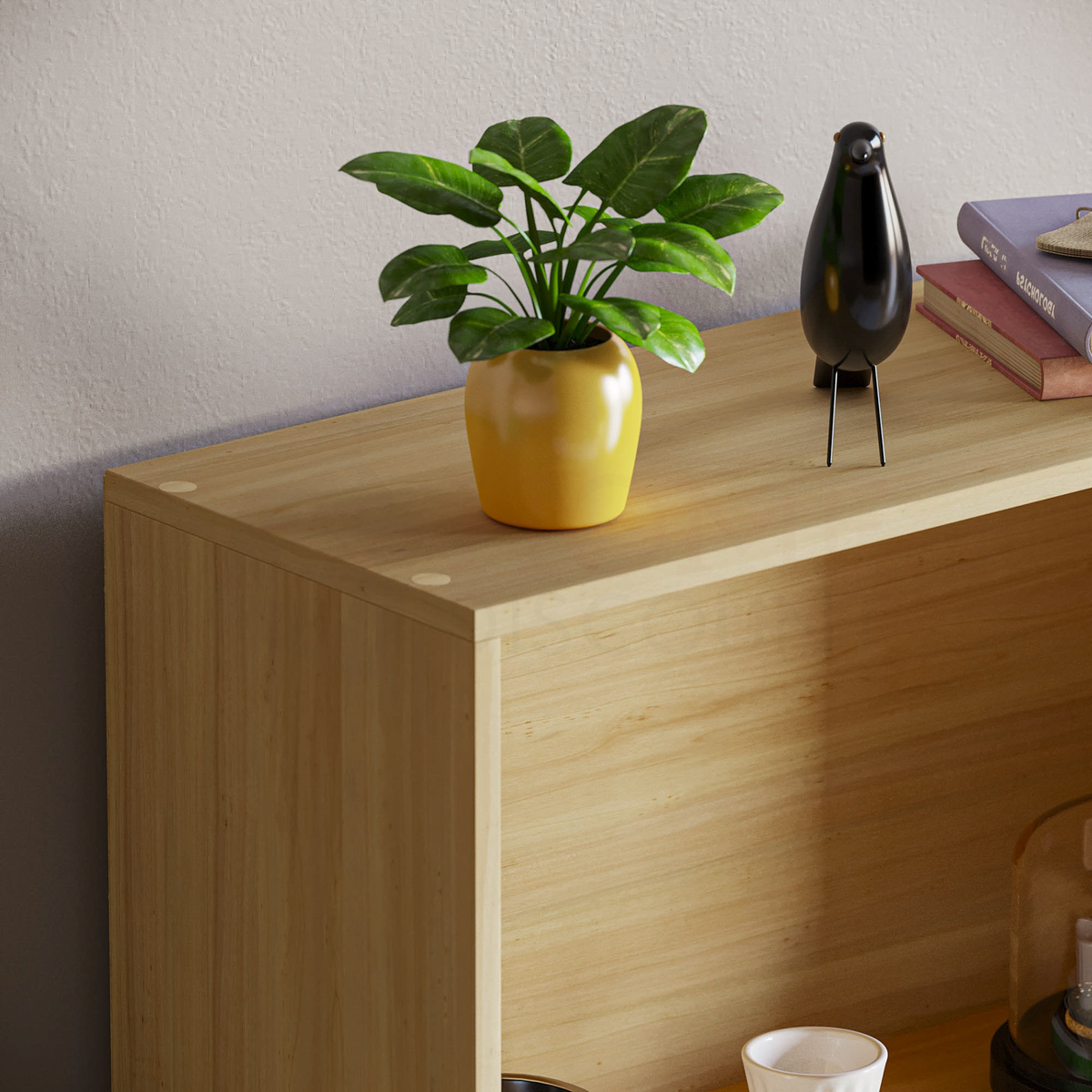 Cambridge 3-Tier Medium Bookcase - Oak