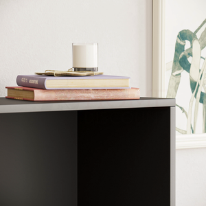 Cambridge 4-Tier Large Bookcase, Black
