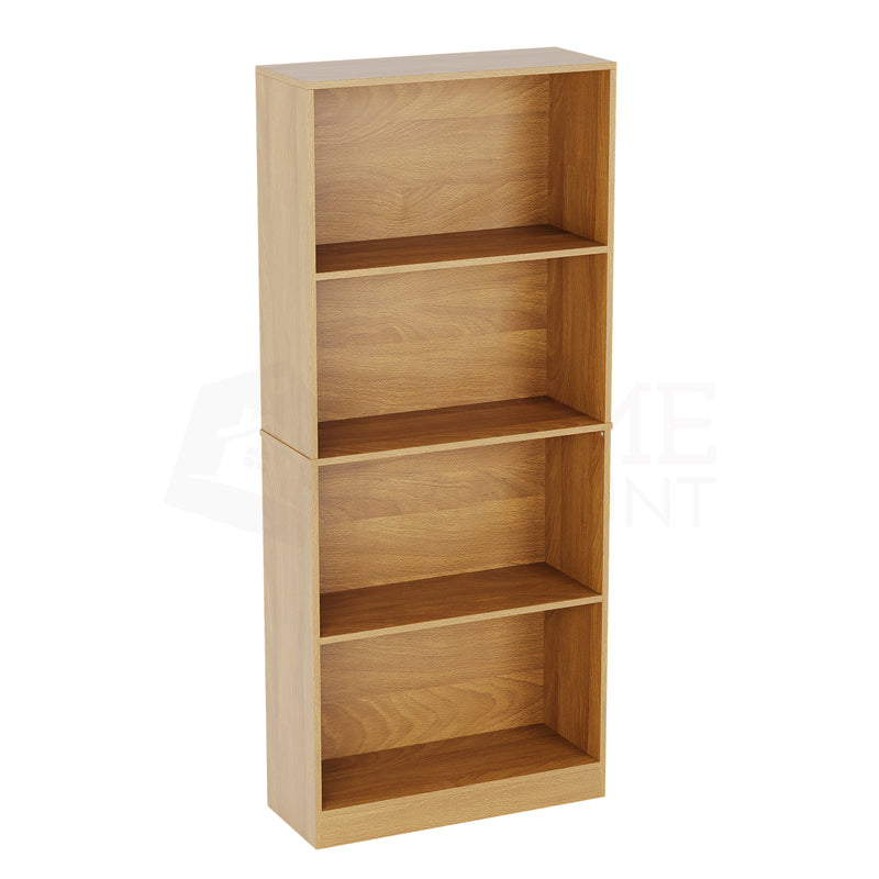 Cambridge 4-Tier Large Bookcase - Oak