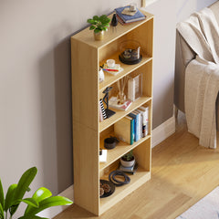 Cambridge 4-Tier Large Bookcase - Oak