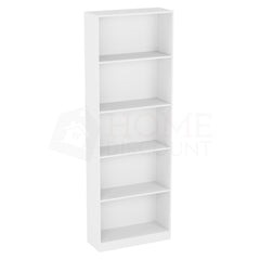 Cambridge 5-Tier Extra Large Bookcase - White