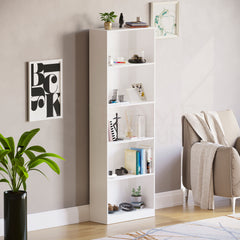 Cambridge 5-Tier Extra Large Bookcase - White