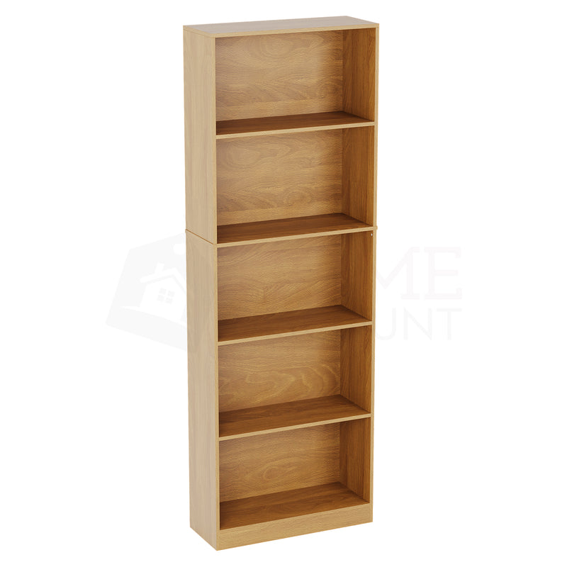 Cambridge 5-Tier Extra Large Bookcase - Oak