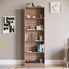 Cambridge 5-Tier Extra Large Bookcase - Walnut