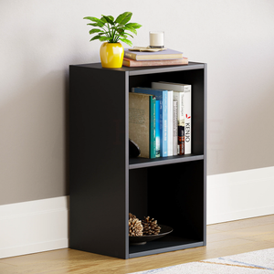Oxford 2-Tier Cube Bookcase - Black