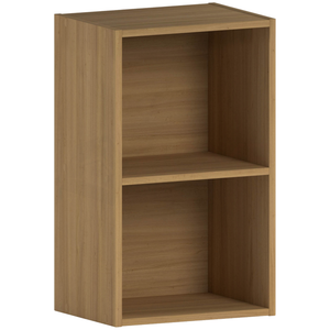 Oxford 2-Tier Cube Bookcase - Oak