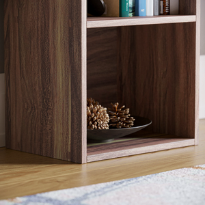 Oxford 2-Tier Cube Bookcase - Walnut