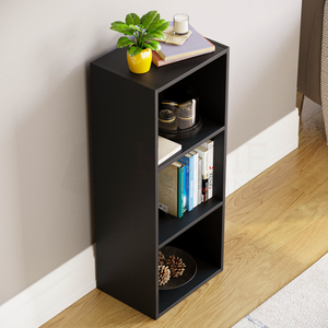 Oxford 3-Tier Cube Bookcase - Black