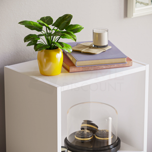 Oxford 3-Tier Cube Bookcase - White