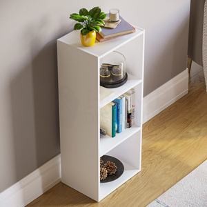 Oxford 3-Tier Cube Bookcase - White