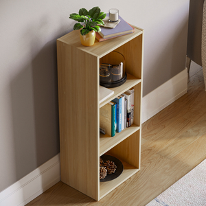 Oxford 3-Tier Cube Bookcase - Oak