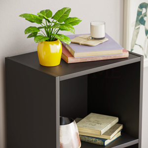 Oxford 4-Tier Cube Bookcase - Black
