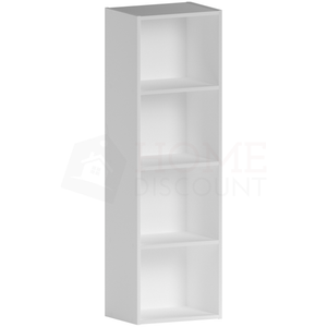 Oxford 4-Tier Cube Bookcase - White