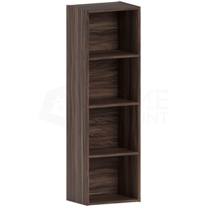 Oxford 4-Tier Cube Bookcase - Walnut