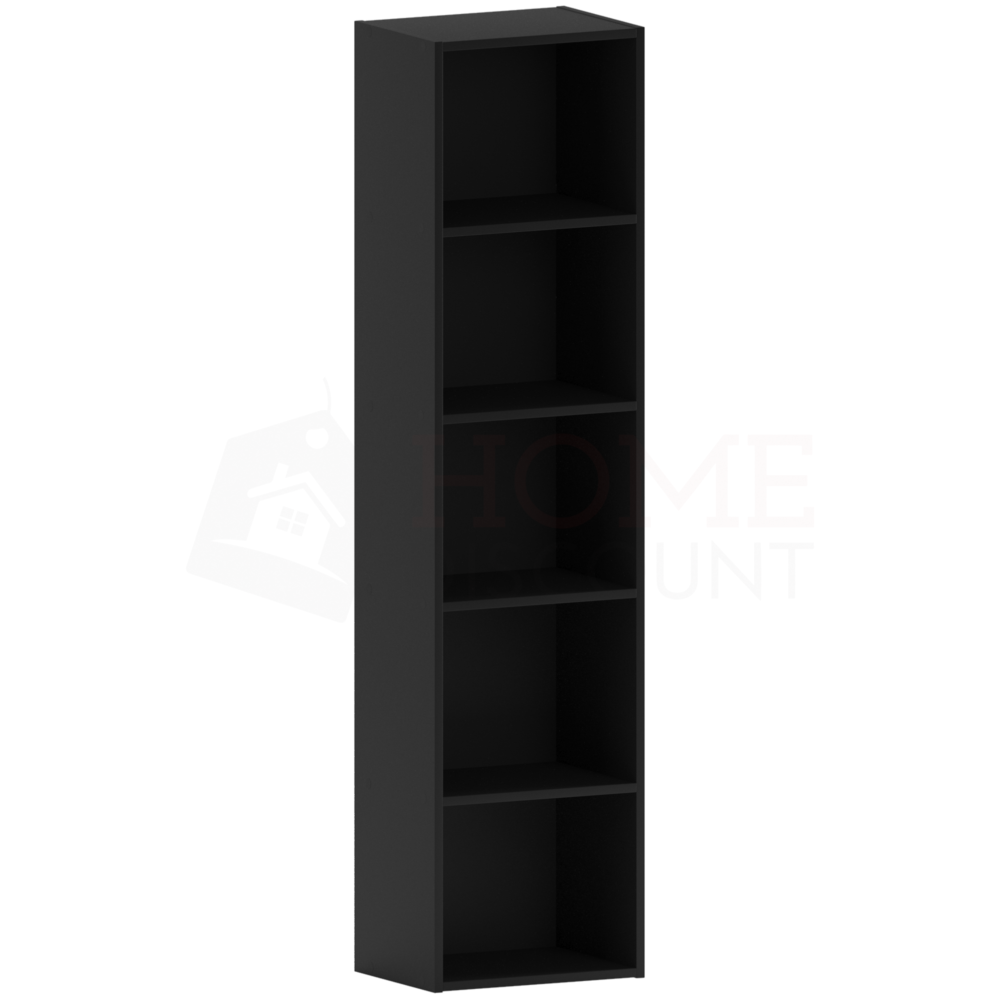 Oxford 5 Tier Cube Bookcase Black Home Discount Ltd