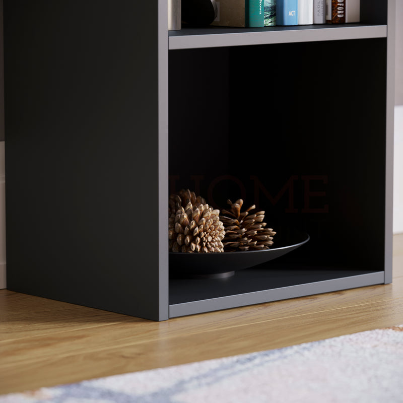 Oxford 5-Tier Cube Bookcase - Black