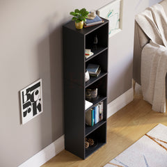 Oxford 5-Tier Cube Bookcase - Black